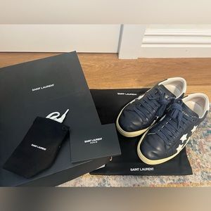 Saint Laurent Navy Women’s Sneakers